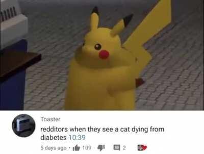 he's not dying he's just hard boned