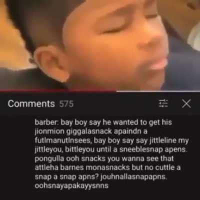 Bay boy say he wanted to get his jionmion giggalasnack