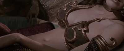 What did it feel like for Jabba while his tail was inside the captive Princess?