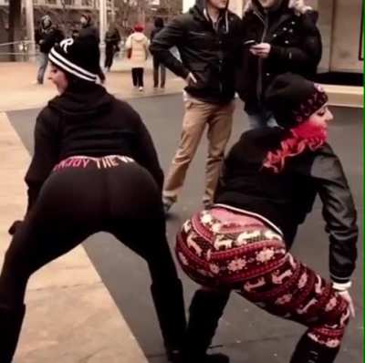 Gabbie & Lady Gully Twerking