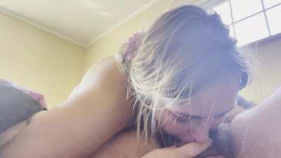 Finishing my husband off after work!