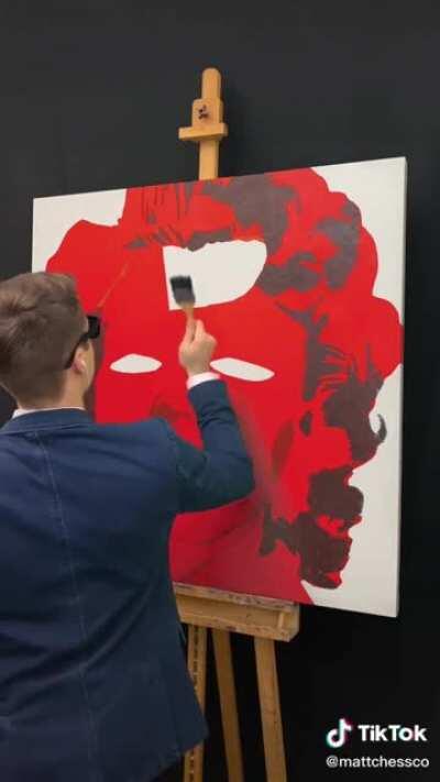 Crazy painting and editing skills.