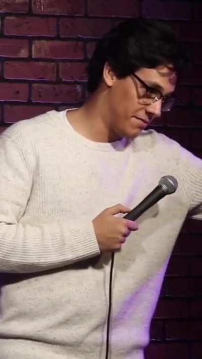 Heckler searching for something to be mad about