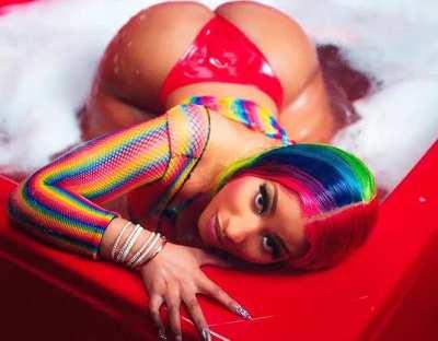 Nicki Minaj’s fat ass won’t stop draining my balls!