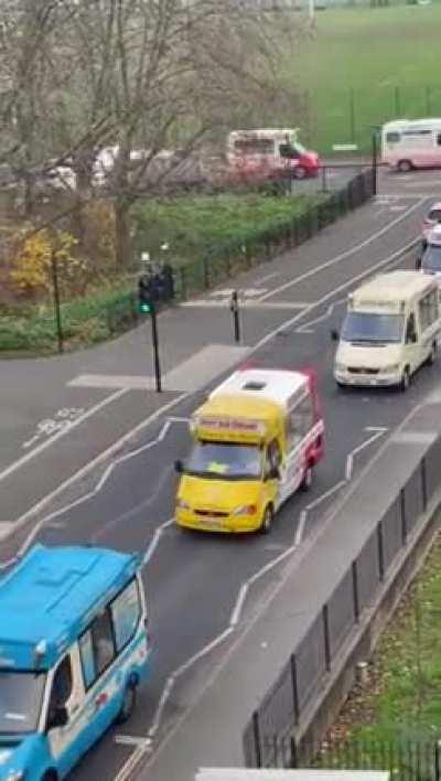 The funeral of an Ice Cream man