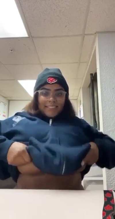 Hispanic with black tits?