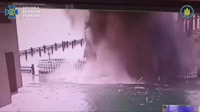 SBU conducted a new special operation. This time it's the Crimean Bridge. More details in comments