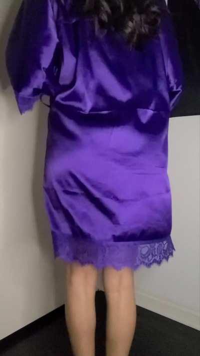 Oops! I dropped my robe daddy..