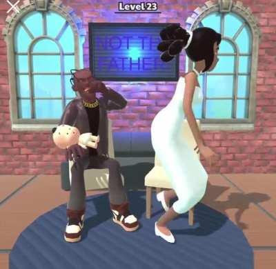 Did he just throw the baby?!