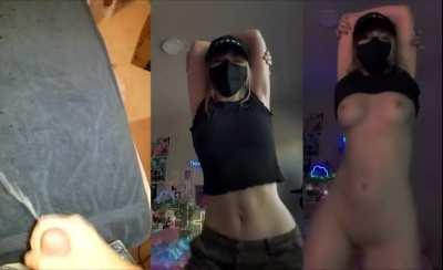 Cum to the beat drop