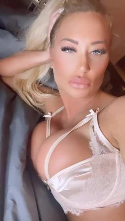 Bursting out of my bra