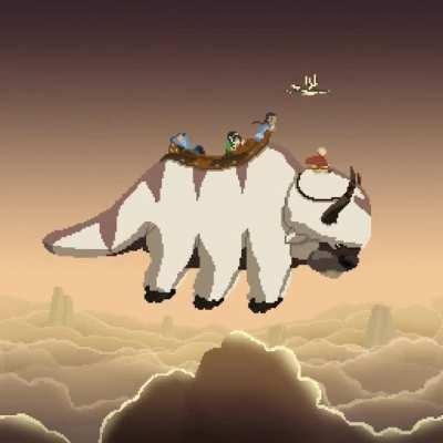 Some pixelart I made of team Avatar