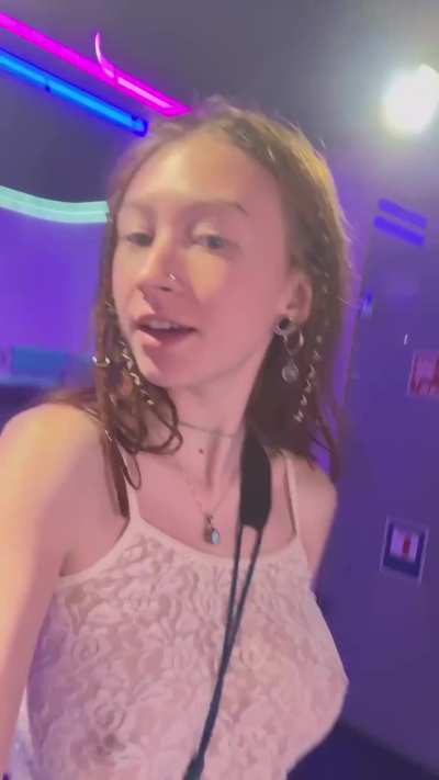 everyone at the movie theater appreciated my pierced nipples.