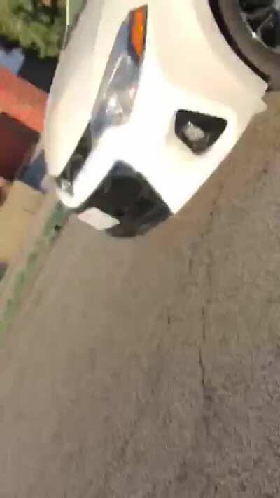 This is what happens when you ask this guy for insurance papers after a car accident