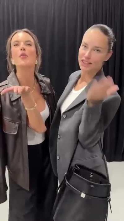 With Alessandra in the backstage of the VSFS, from VS IG account, October 15, 2024