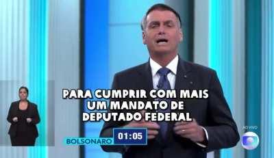 “Estou pronto para cumprir mais um mandato de deputado federal” 🫠