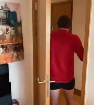 Trying to run past barricades be like