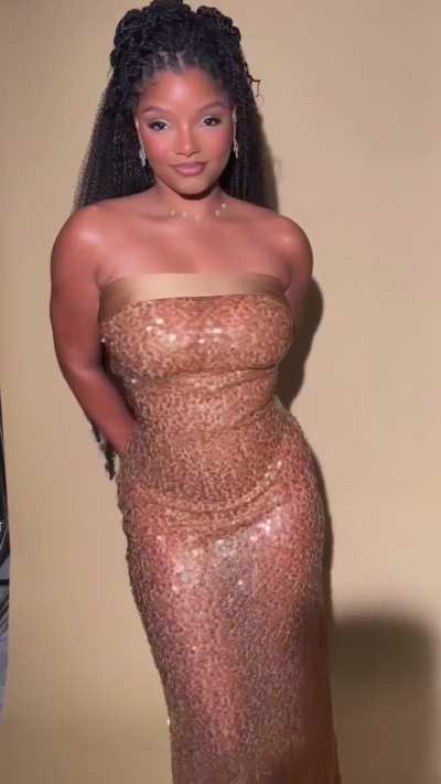 Halle’s look for GQ event last night | 11/14/2025