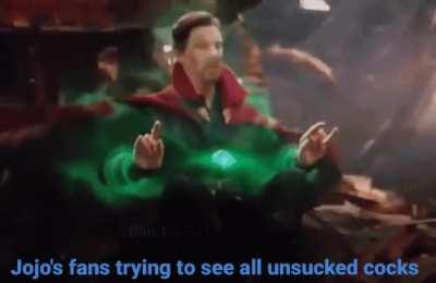 so, remember that Jojo's fans unsucked cocks meme? yeah...