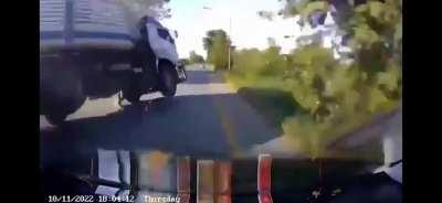 Thailand truck/car crash