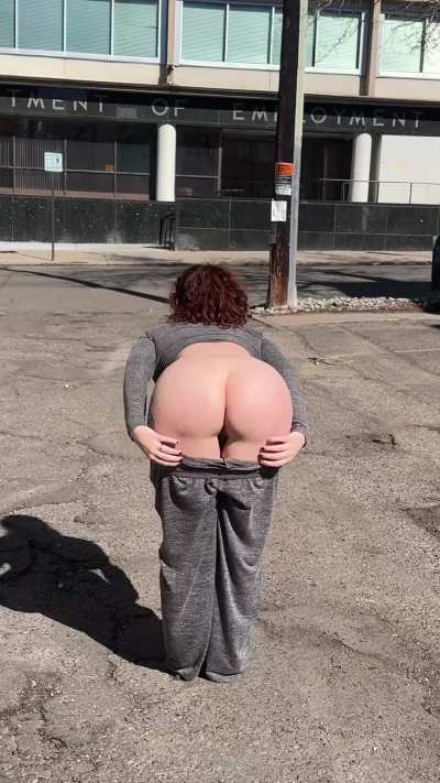 Love showing off her dumptruck