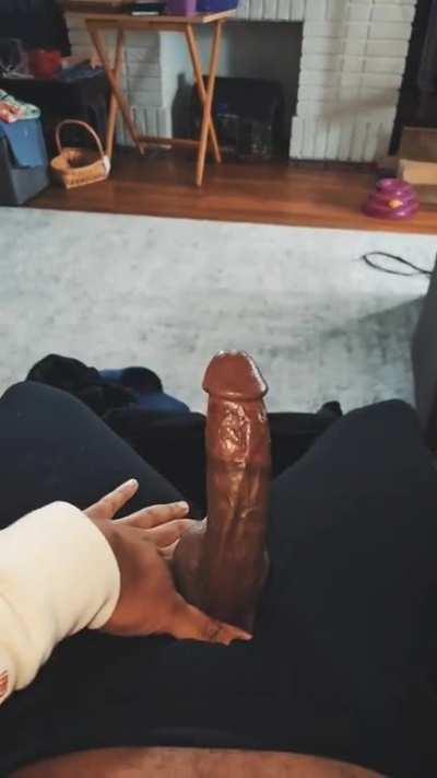 My dick is veiny as fuck tonight 😩🍆