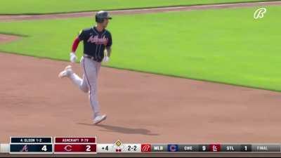 [Highlight] [Highlight] Matt Olson hits his 200th career home run his 3rd in the past two games and he's now one within the MLB season lead.