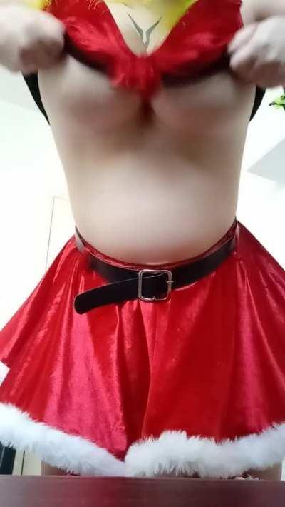 Can I be your Christmas gift for the night?