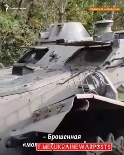 UA pov: A message is being broadcast via loudspeakers and radio frequencies in Lyman, telling Russian troops that they are surrounded and further hostilities do not make sense and how to surrender