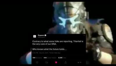 this probably doesn't mean a new game I'm just happy that they noticed us