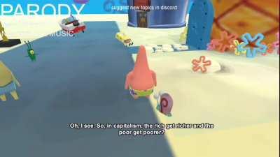 ai patrick doesn't like capitalism