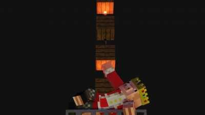 Technoblade's execution animated