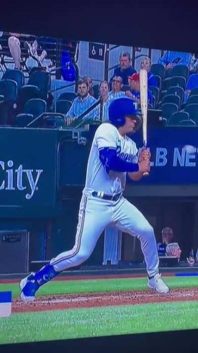 Josh Smith of the Texas Rangers hit by a Baseball Pitch
