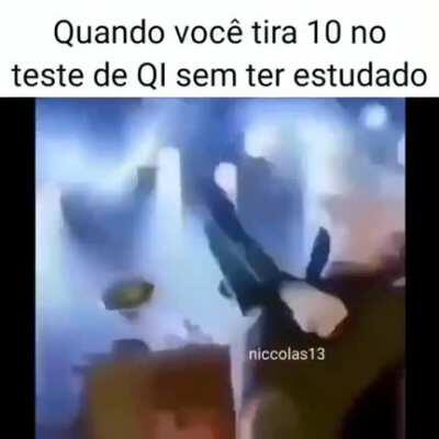 Glr, eu tirei 7 no teste de qi. não é um 10, mas é trabalho honesto.
