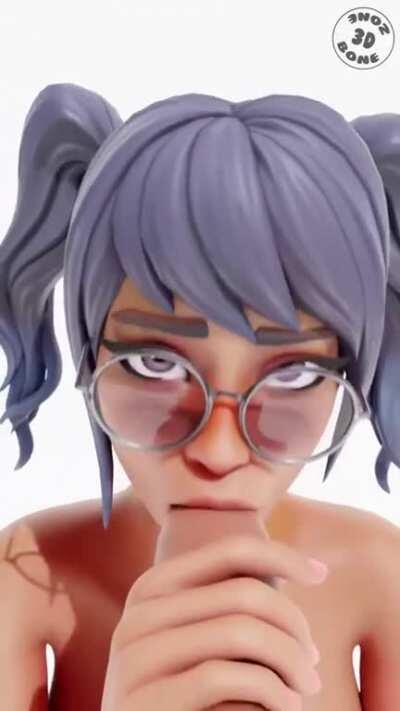 Crystal Giving A Blowjob (Bonezone3d)