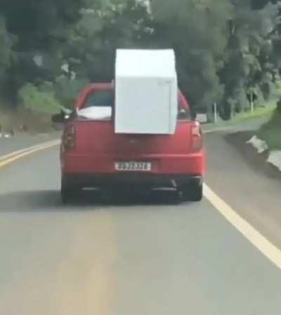 WCGW if I don't tie the fridge?