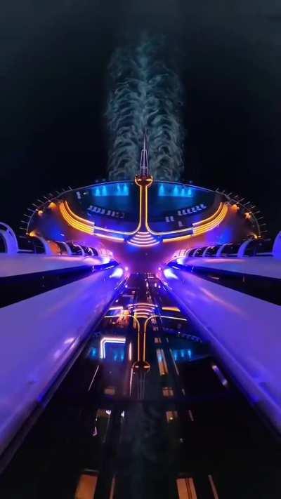 This mega cruise is like another planet.