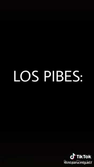 Pibas vs pibes al ver un Paraguayo