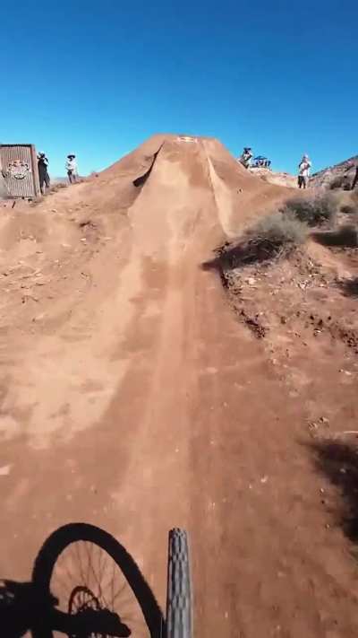 Hannah Bergemann casually chats her way down the mountain during her very first Red Bull Rampage
