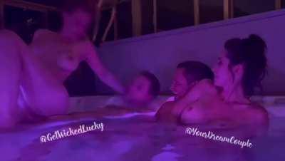 Watching your best friends fuck right next to you is so erotic