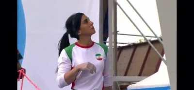 In an act of defiance and in solidarity with the women of her country, and for the first time in 43 years, a female Iranian athlete, Elnaz Rekabi, competes in an international event without her “mandatory” headscarf. She will almost certainly face persecu