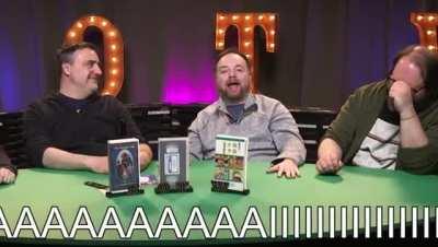 Rich Evan's Latest AIDS Scream (gif'd)