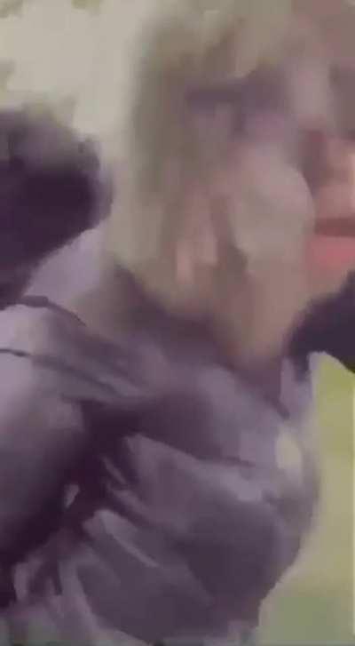 digga and shar in the woods…