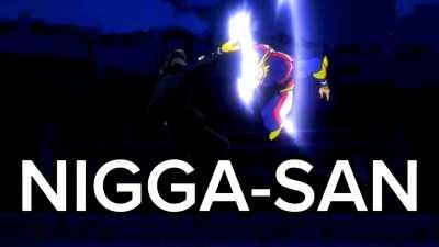 I can't believe All Might said the N word