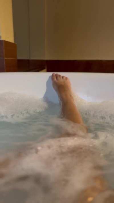 You can clean your dick with my feet