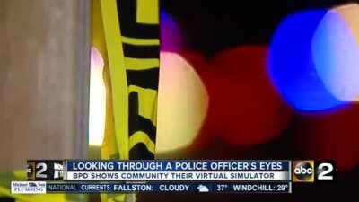 Baltimore police offer 'shoot, don't shoot' simulator to put people in officer's shoes