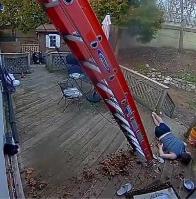 Bro fell so hard but got up quickly to impress the girl