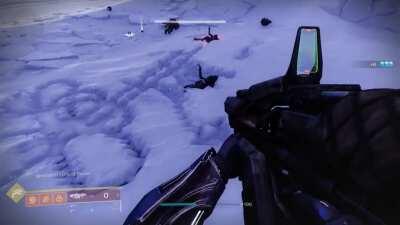 The Colony's insectoids leave tracks in the snow...and that just makes me happy.