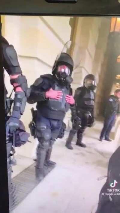 “These people want blood!” I haven’t seen this video anywhere else. Found on Twitter, video from TikTok.