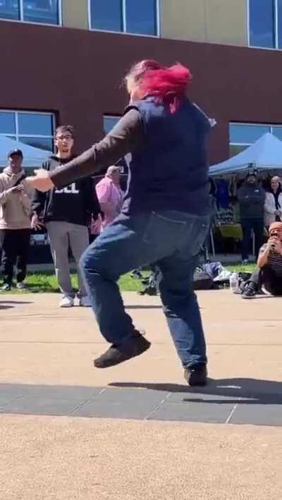 Grandma still got her moves on